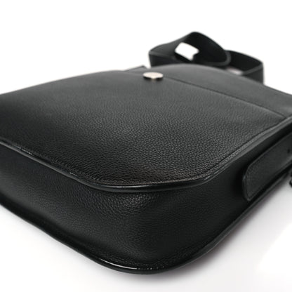 Loro Piana Grained Calfskin Fleur Crossbody Black 7 of 9