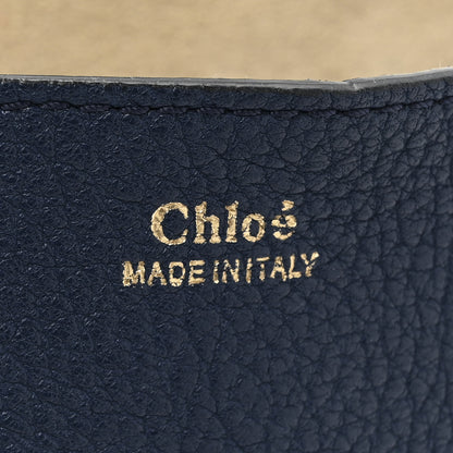 Chloe Grained Lambskin Drew Shoulder Bag Factory Blue 6 of 11