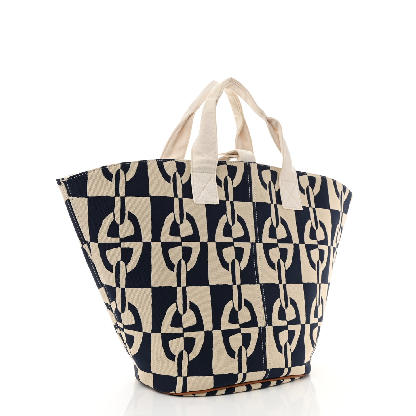 Canvas Chain De Ancre Beach Tote Navy