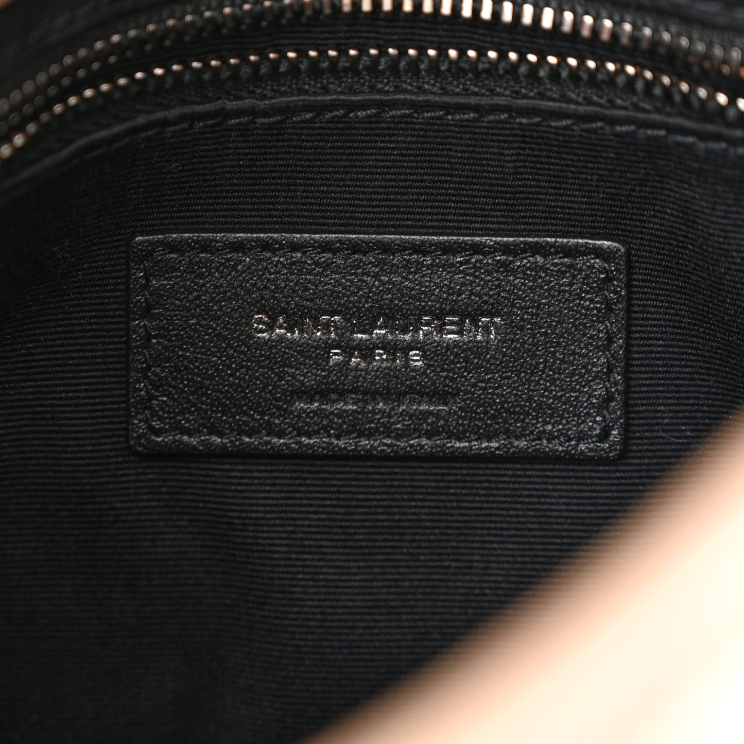 Crinkled Calfskin Matelasse Monogram Niki Chain Wallet Dusty Grey