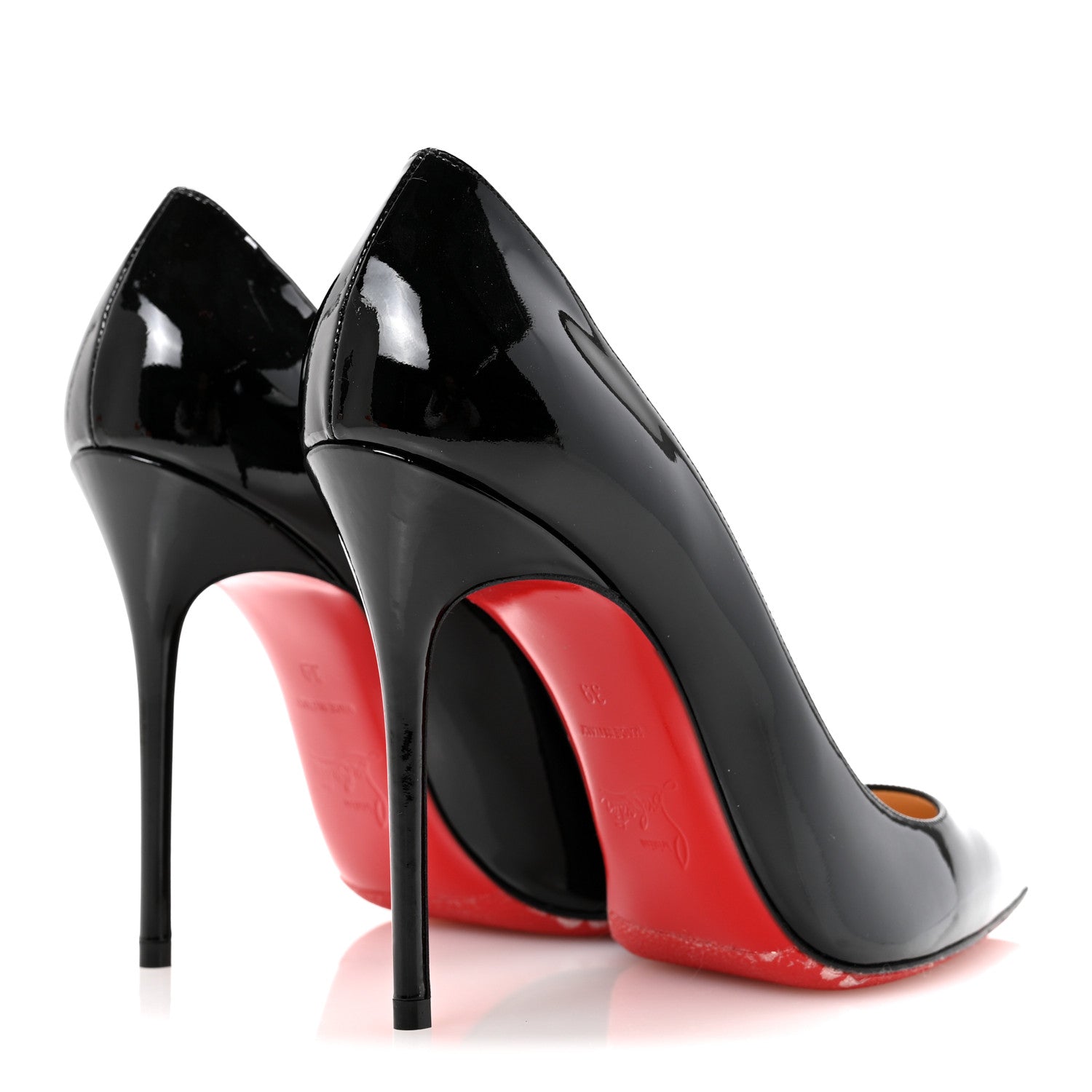 Christian Louboutin Patent Decollete 554 100 Pumps 39 Black 5 of 10