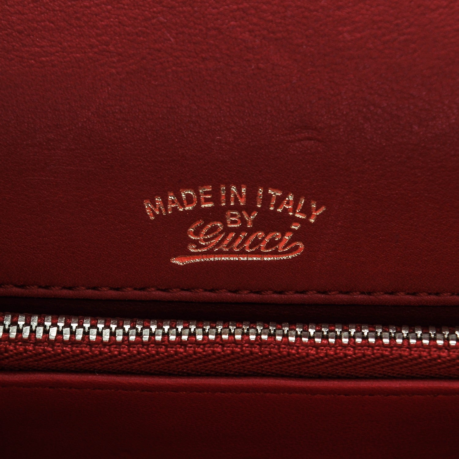 Gucci Calfskin Small 1973 Shoulder Flap Bag Red 6 of 6