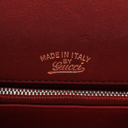 Gucci Calfskin Small 1973 Shoulder Flap Bag Red 6 of 6