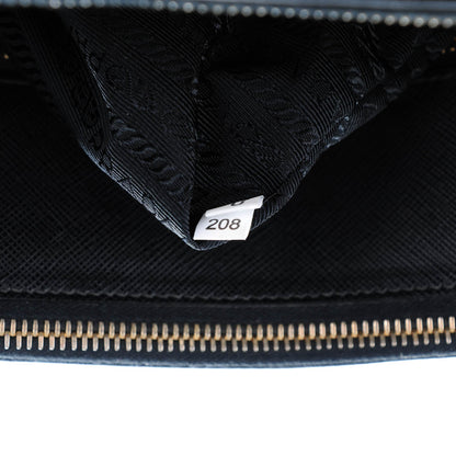 Prada Saffiano Lux Extra Large Galleria Double Zip Tote Black 9 of 9