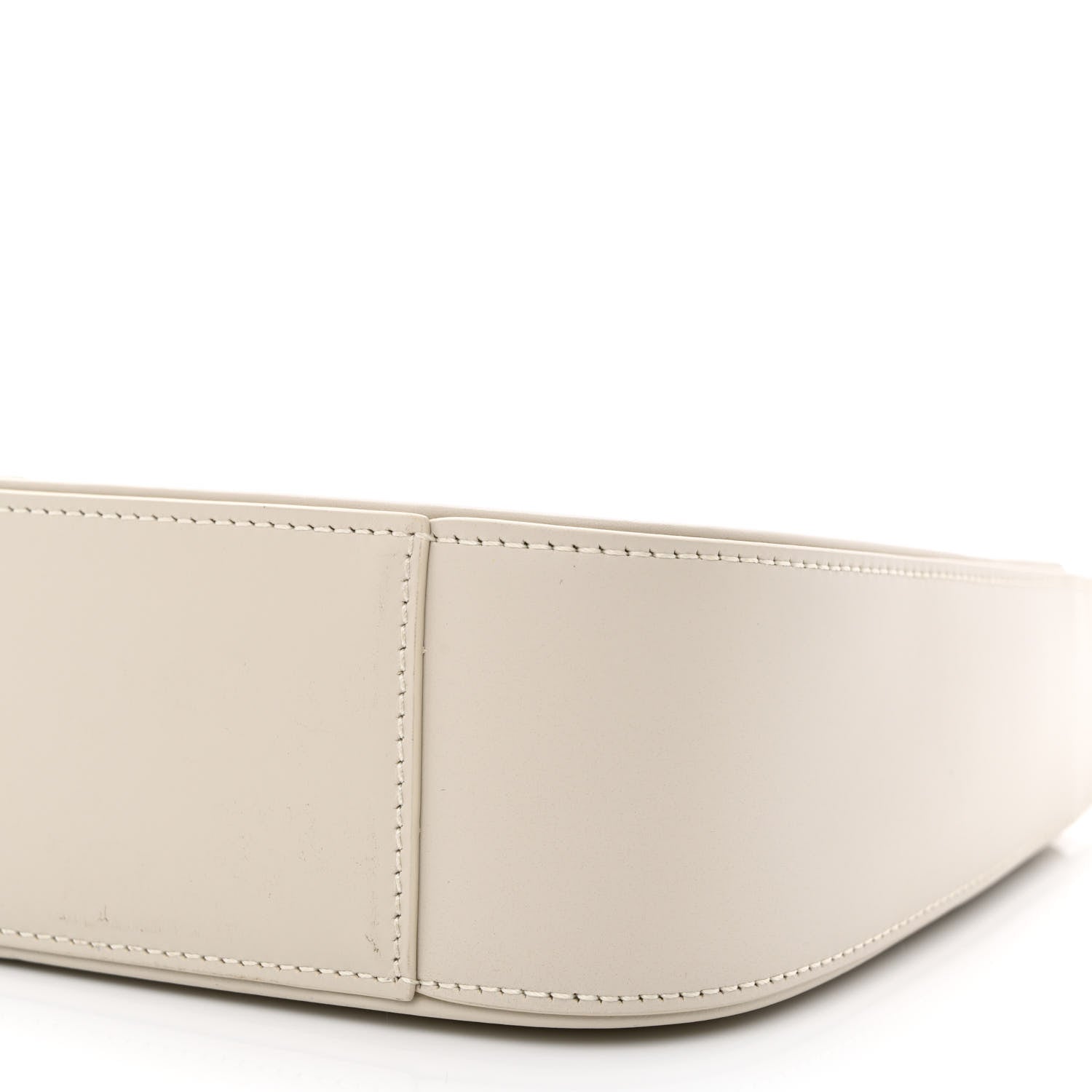 Saint Laurent Smooth Calfskin Le 5 A 7 Hobo Blanc Vintage 10 of 11