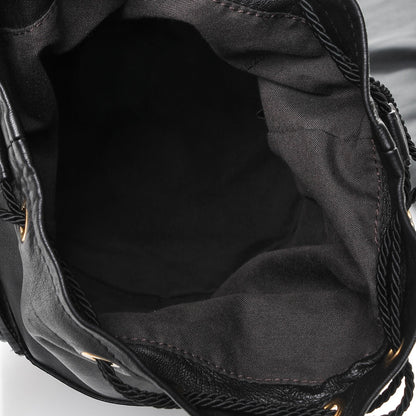 Fendi Patent Palazzo Bucket Bag Black 5 of 7