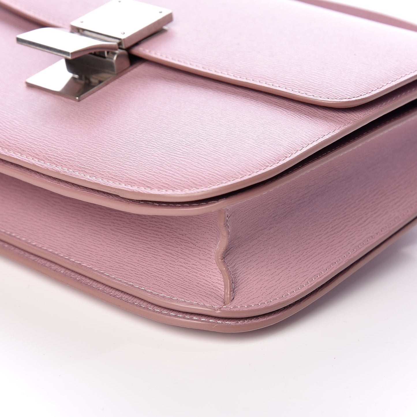Liege Calfskin Medium Classic Box Flap Bag Antique Rose