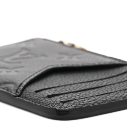Louis Vuitton Empreinte Monogram Zipped Romy Card Holder Black 8 of 9