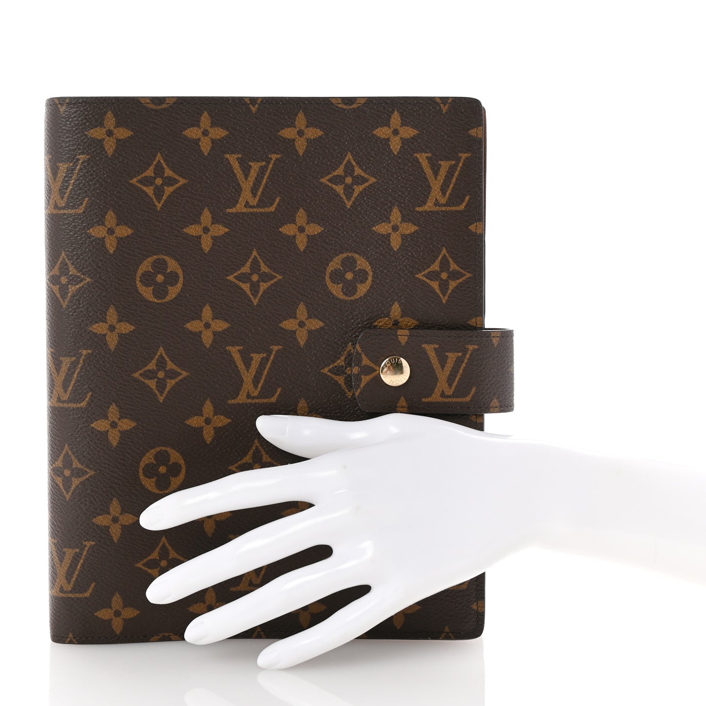 Monogram Large Ring Agenda Cover