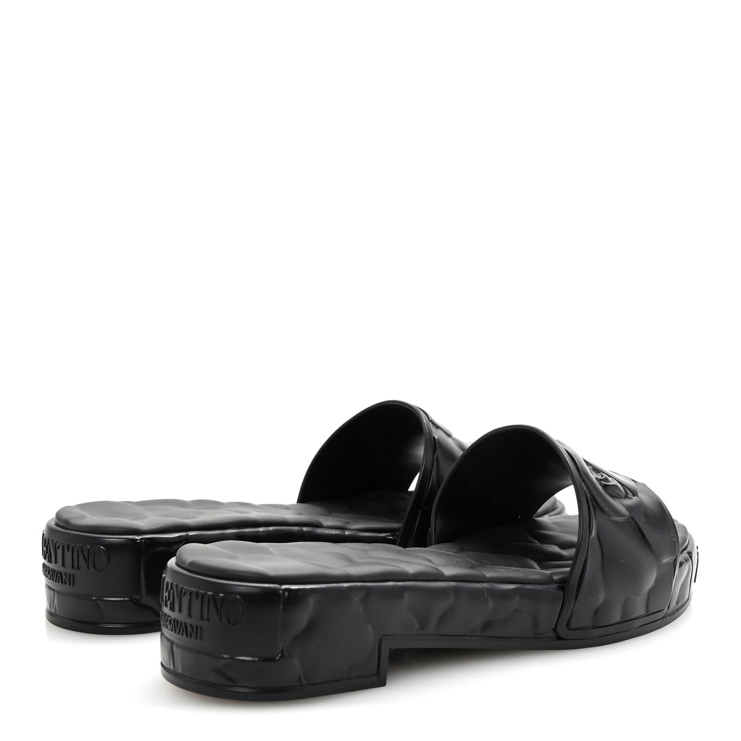 Rubber Atelier 03 Rose Edition 25/40mm Platform Slide Sandals 39 Black