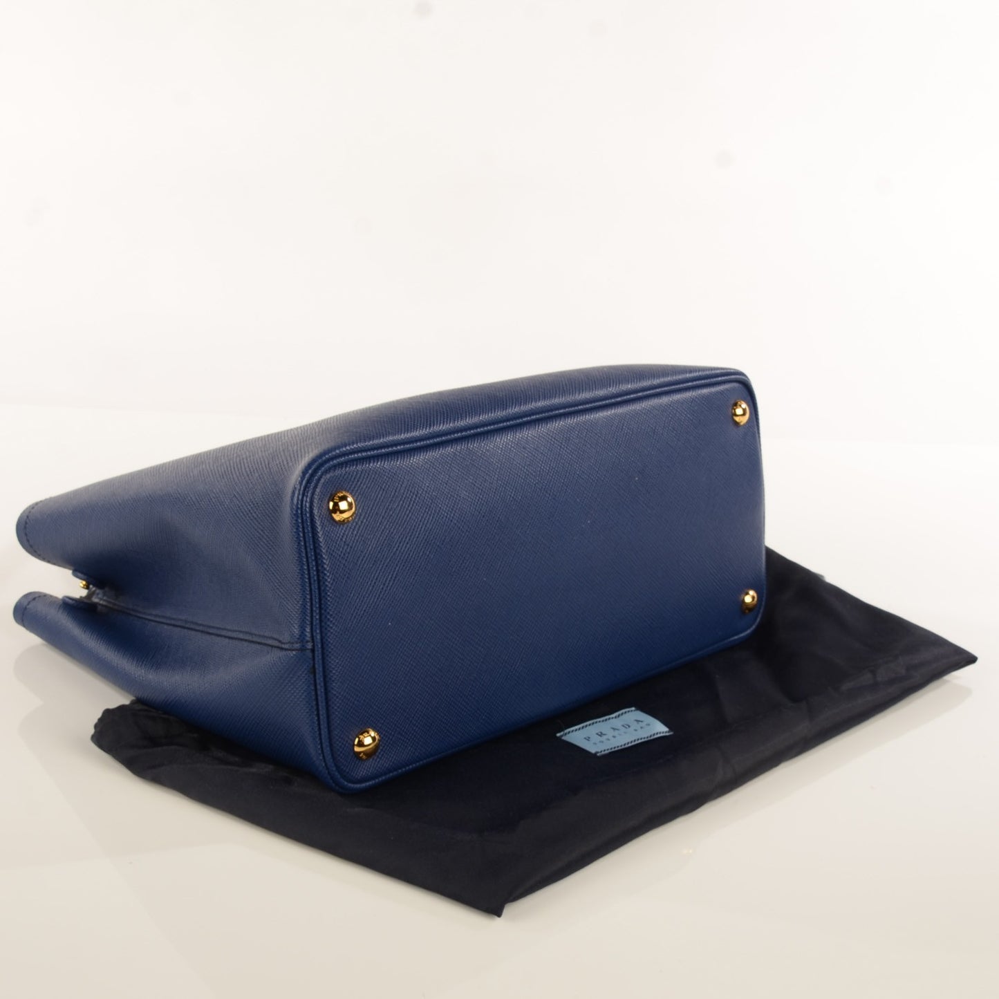 Saffiano Cuir Medium Double Bag Inchiostro