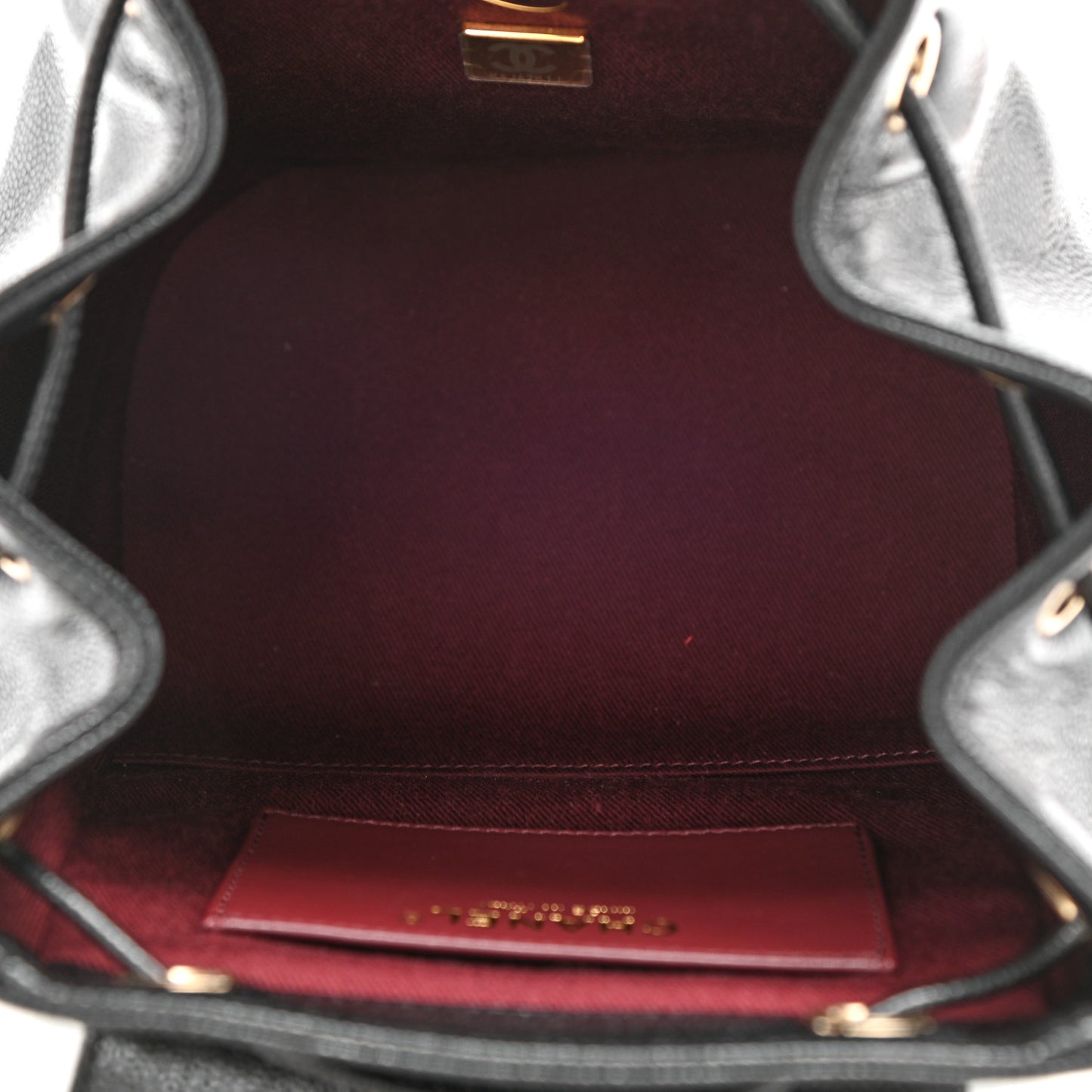 Caviar Quilted Mini Business Affinity Backpack Black