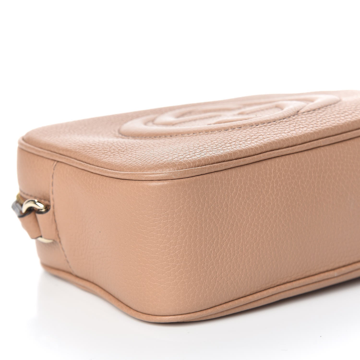 Gucci Pebbled Calfskin Small Soho Disco Bag Camelia 6 of 12