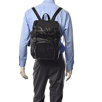 Saint Laurent Calfskin Delave Backpack Black 2 of 13