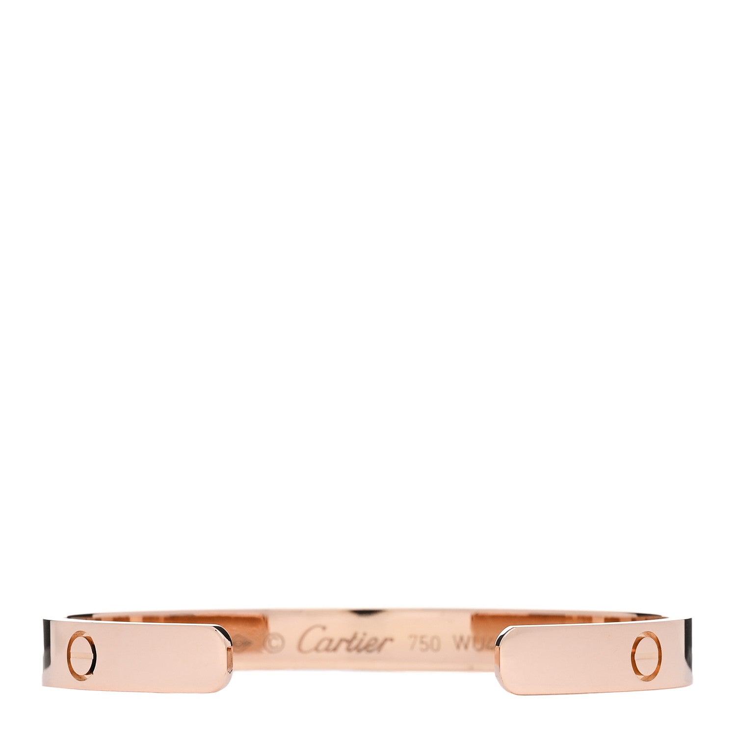 Cartier 18K Pink Gold LOVE Cuff Bracelet 16 2 of 4