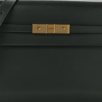 Saint Laurent Smooth Calfskin Manhattan Shoulder Bag Dark Green 7 of 12