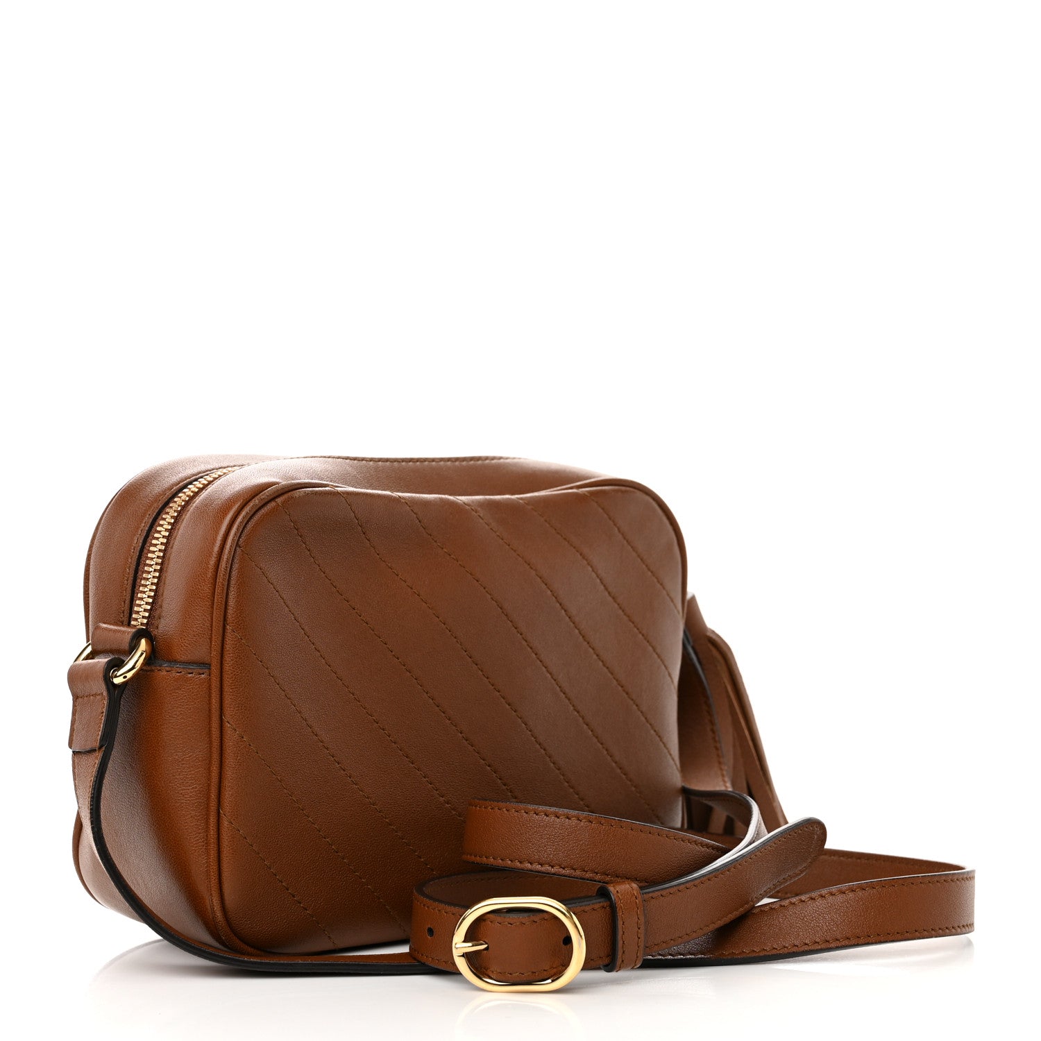Gucci Sakai Be Green Calfskin Diagonal Stitched Small Blondie Shoulder Bag Cuir 3 of 12