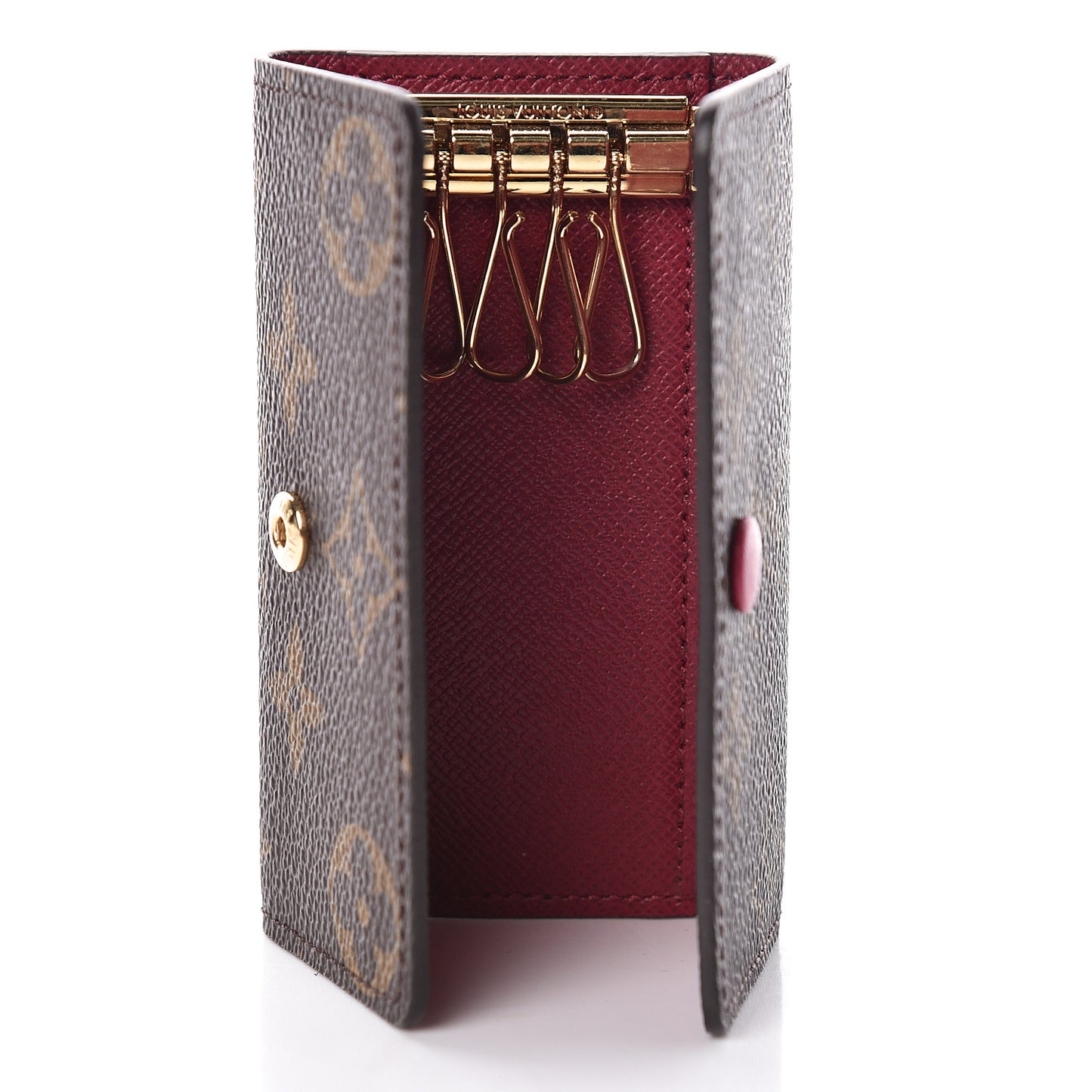 Monogram 4 Key Multicles Holder Fuchsia