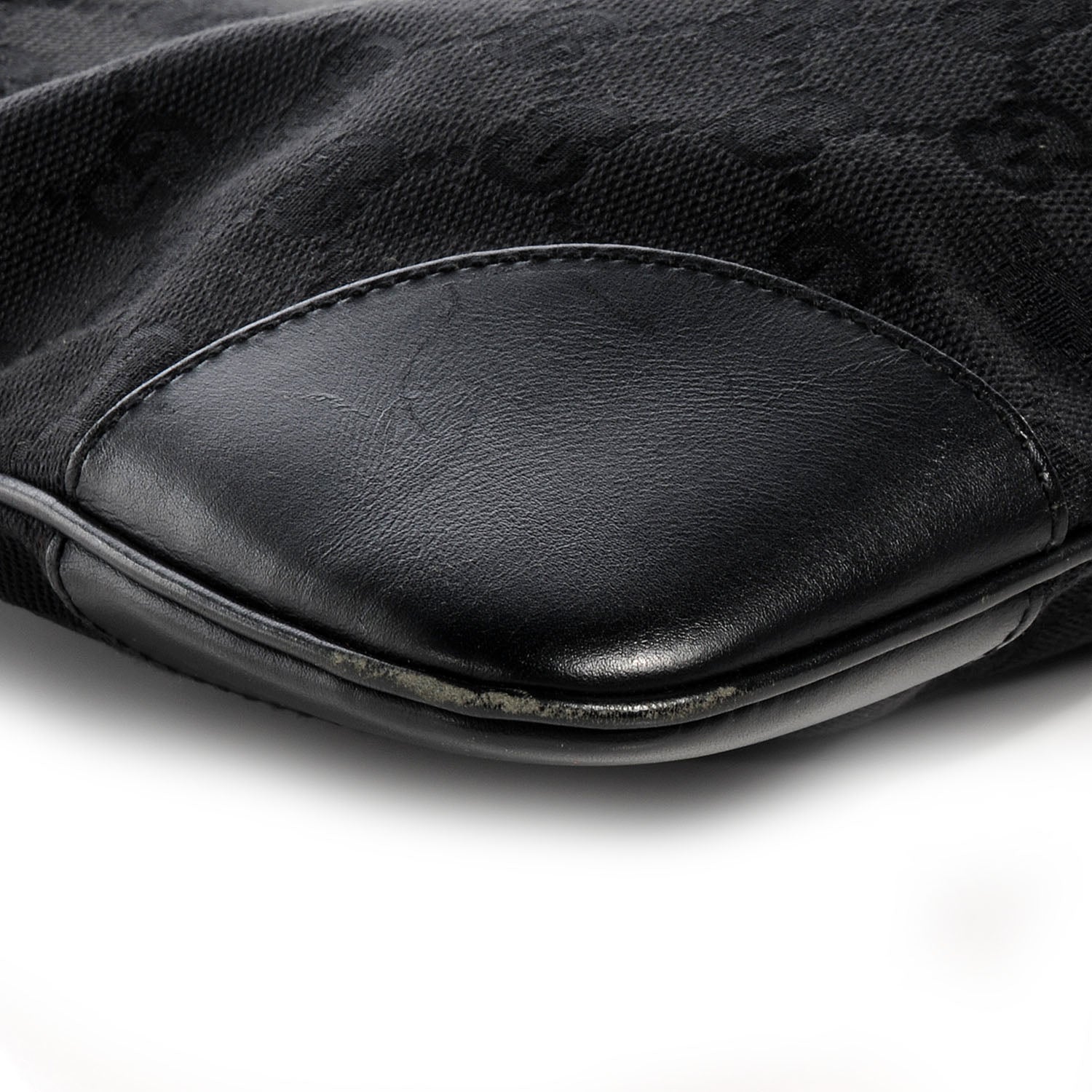 Gucci Monogram Small Jackie O Hobo Black 5 of 9