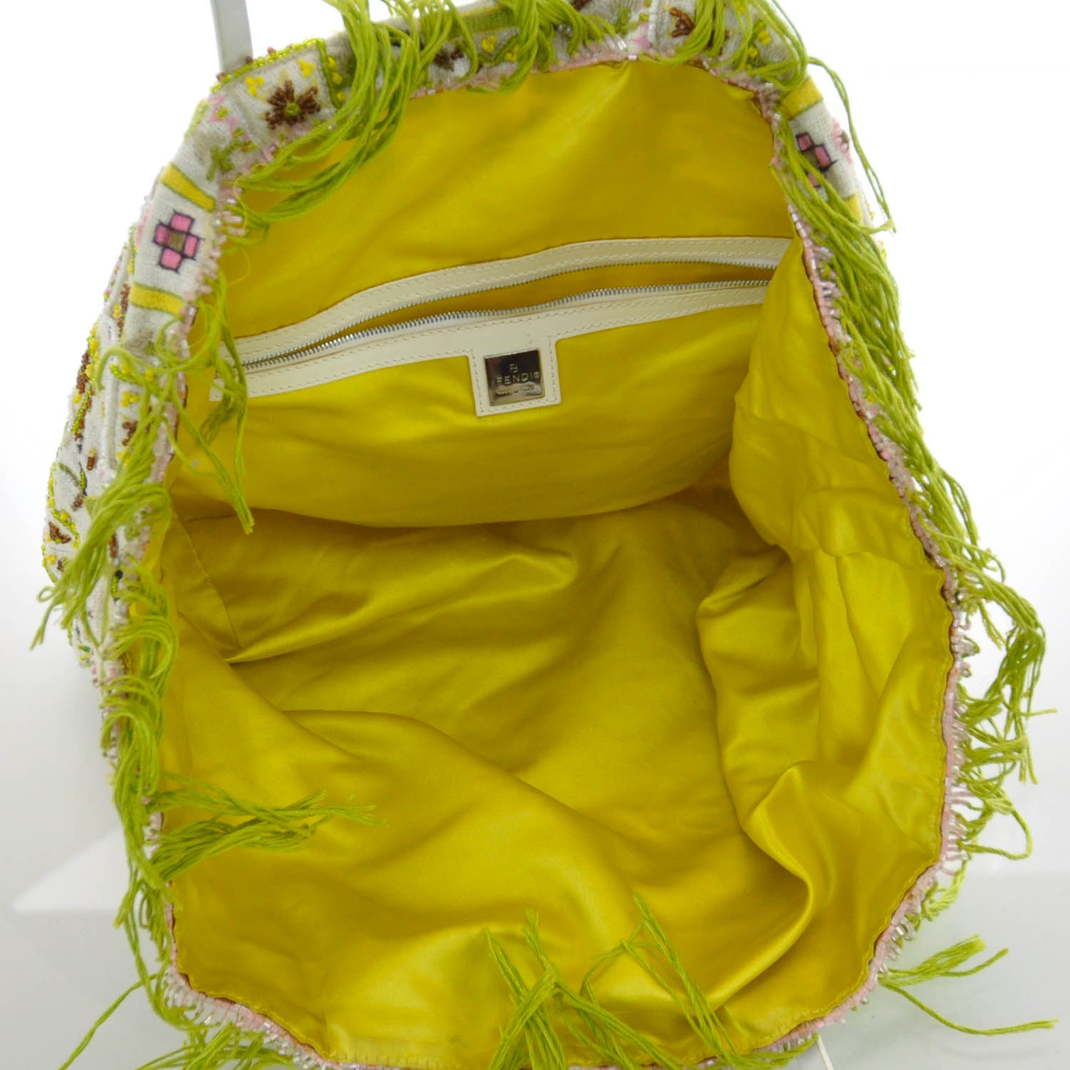 Fendi Beaded Fringe Tote 5 of 7