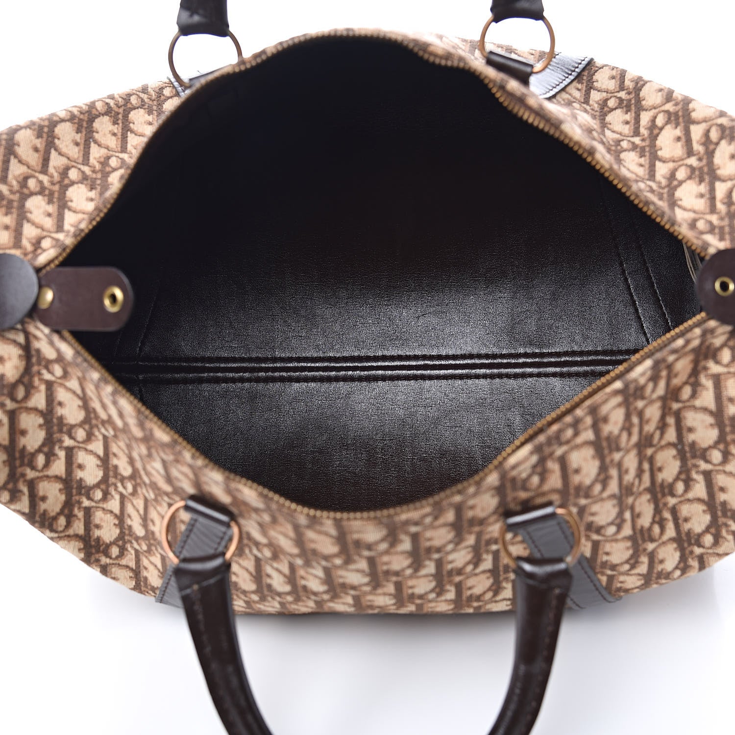 Christian Dior Monogram Duffle Brown 5 of 12