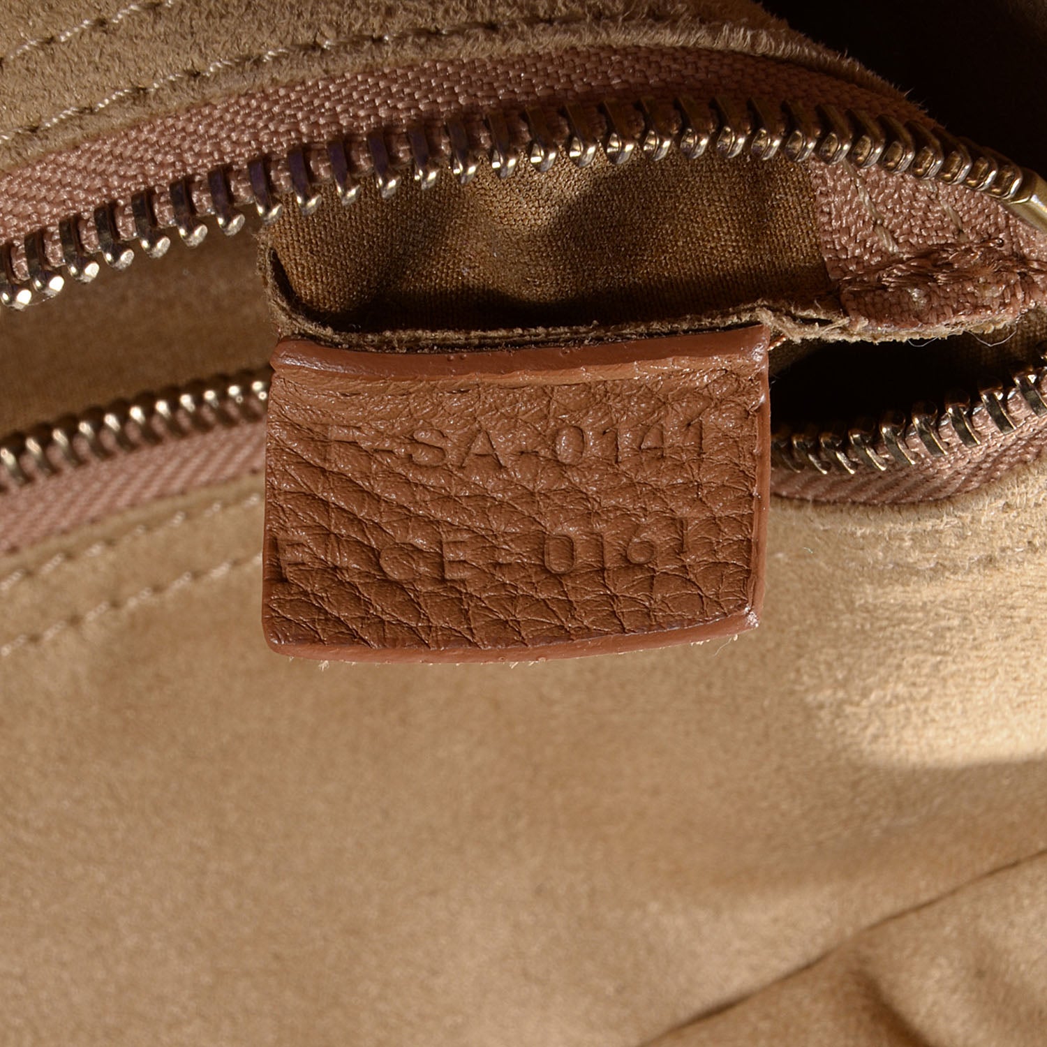 Celine Pebbled Leather Mini Luggage Camel 8 of 9