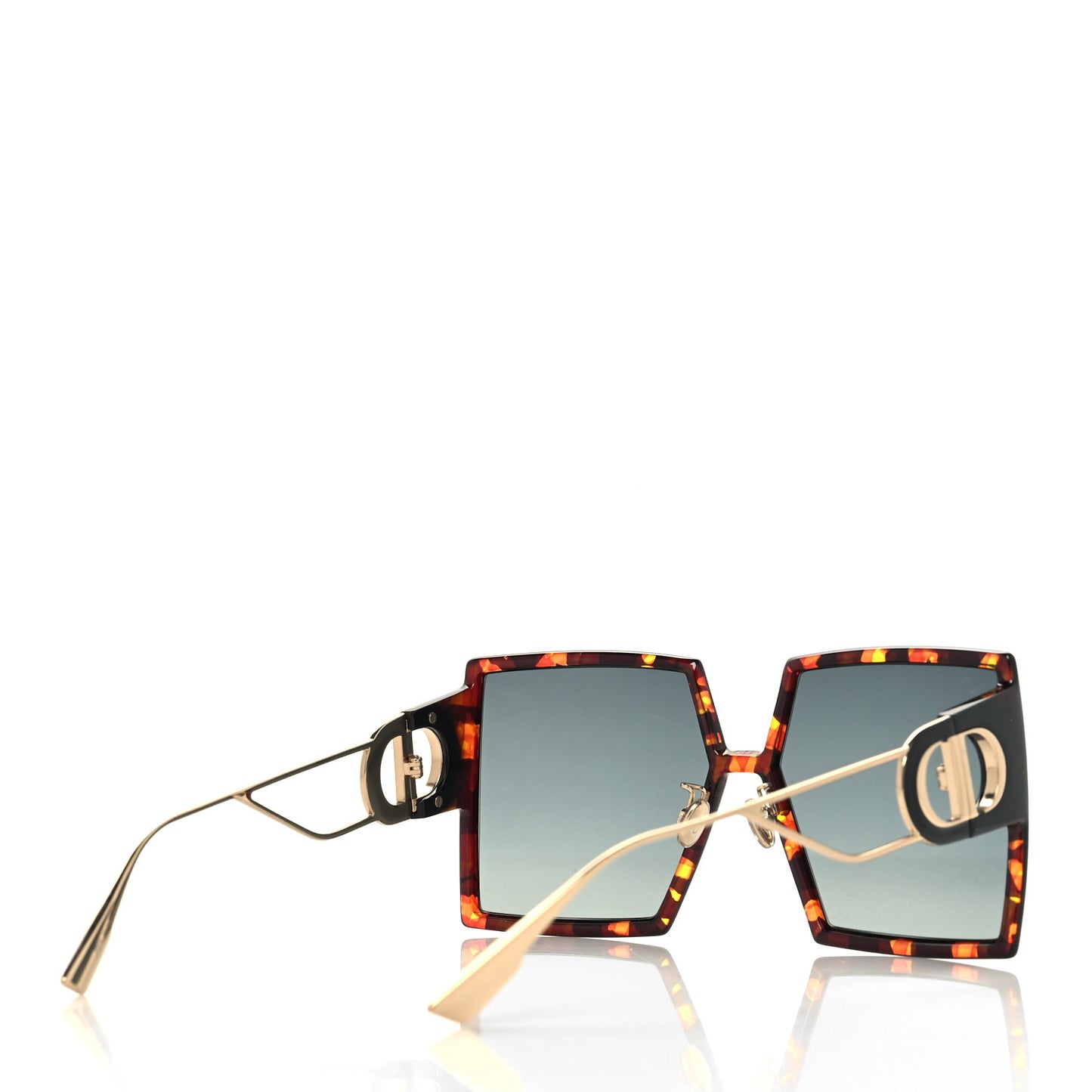 Square 30 Montaigne Sunglasses Tortoise