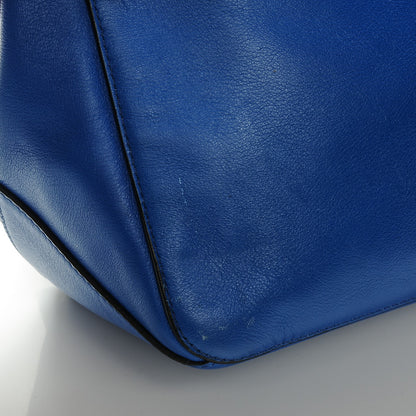 Proenza Schouler Calfskin Double Sided PS Courier Bag Blue Honey 5 of 8