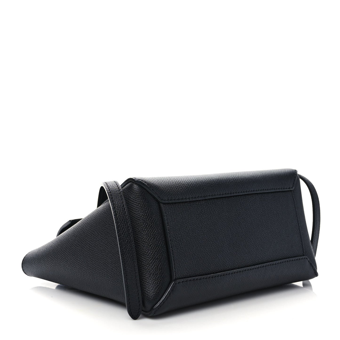 Grained Calfskin Nano Belt Bag Black