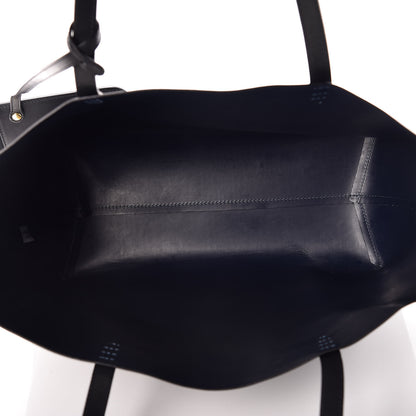 Mansur Gavriel Calfskin Small Shopping Tote Black Blu 6 of 12