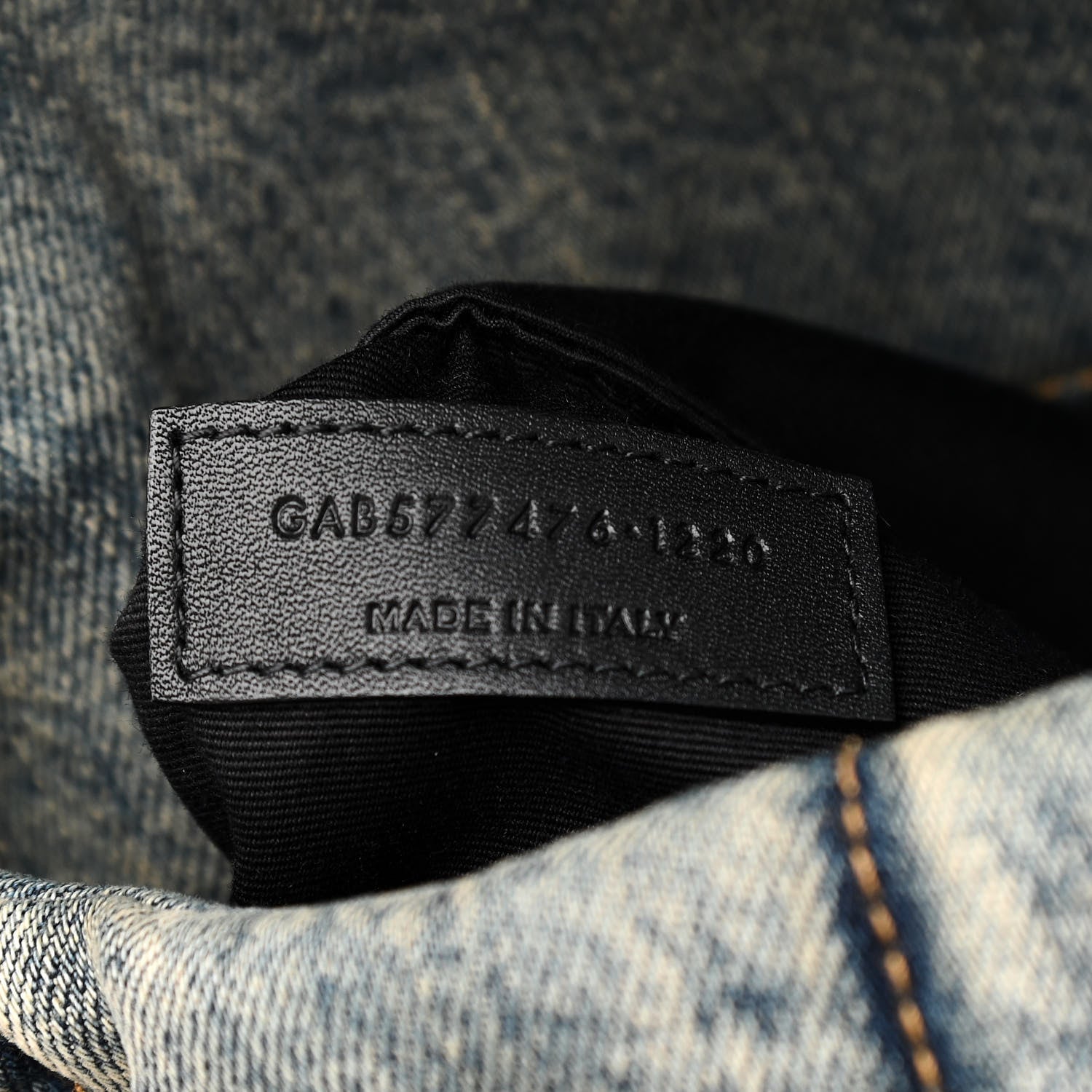 Saint Laurent Denim Quilted Small Loulou Puffer Monogram Chain Satchel Rodeo Blue 6 of 9