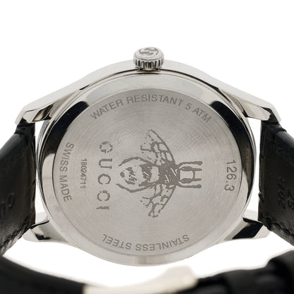 Gucci Stainless Steel Alligator 40mm G-Timeless Moonphase Star Planet Quartz Watch Black 4 of 5