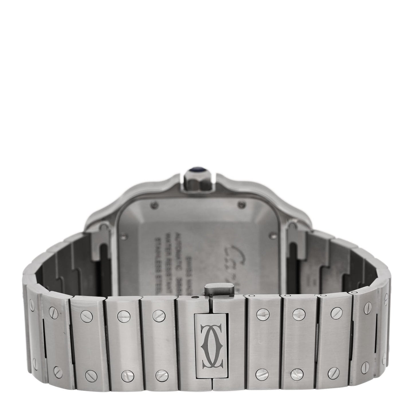 Stainless Steel 39.8mm Santos De Cartier Automatic Watch