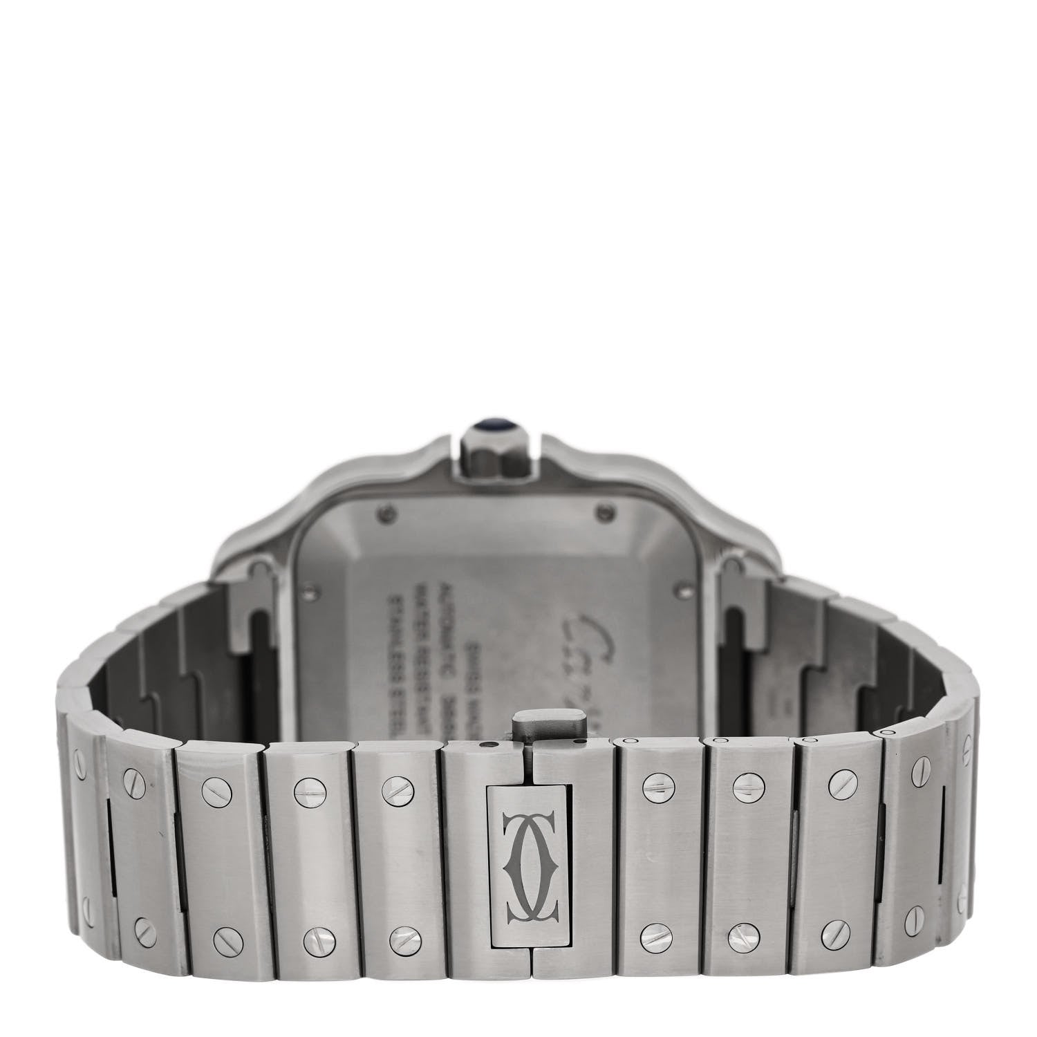Cartier Stainless Steel 39.8mm Santos De Cartier Automatic Watch 3 of 5