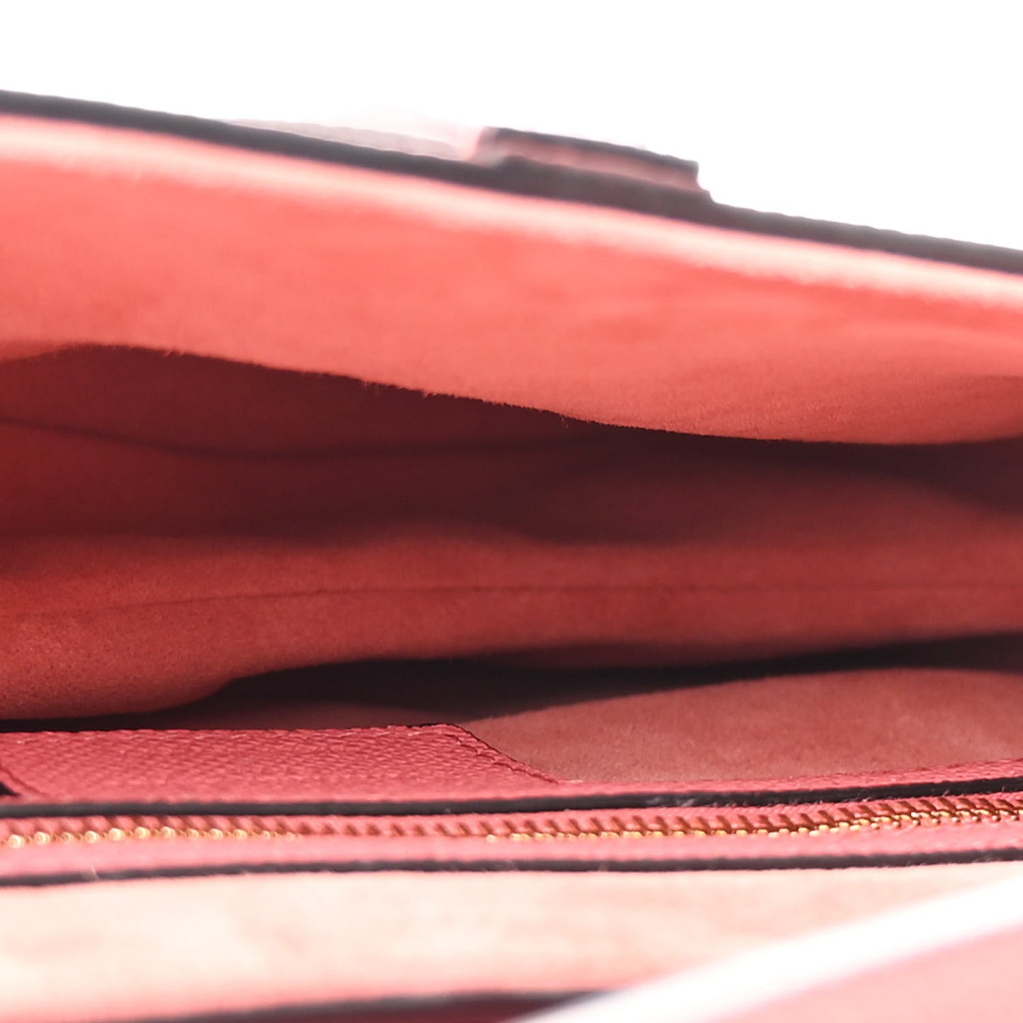 Grained Calfskin Saddle Bag Pink
