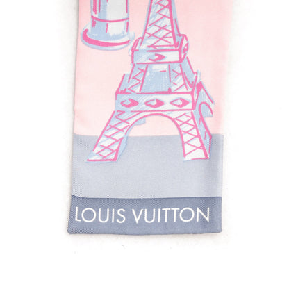 Louis Vuitton Silk Chess Bandeau Blue Ciel 3 of 5