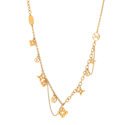 Louis Vuitton Metal Blooming Supple Necklace Gold 1 of 6