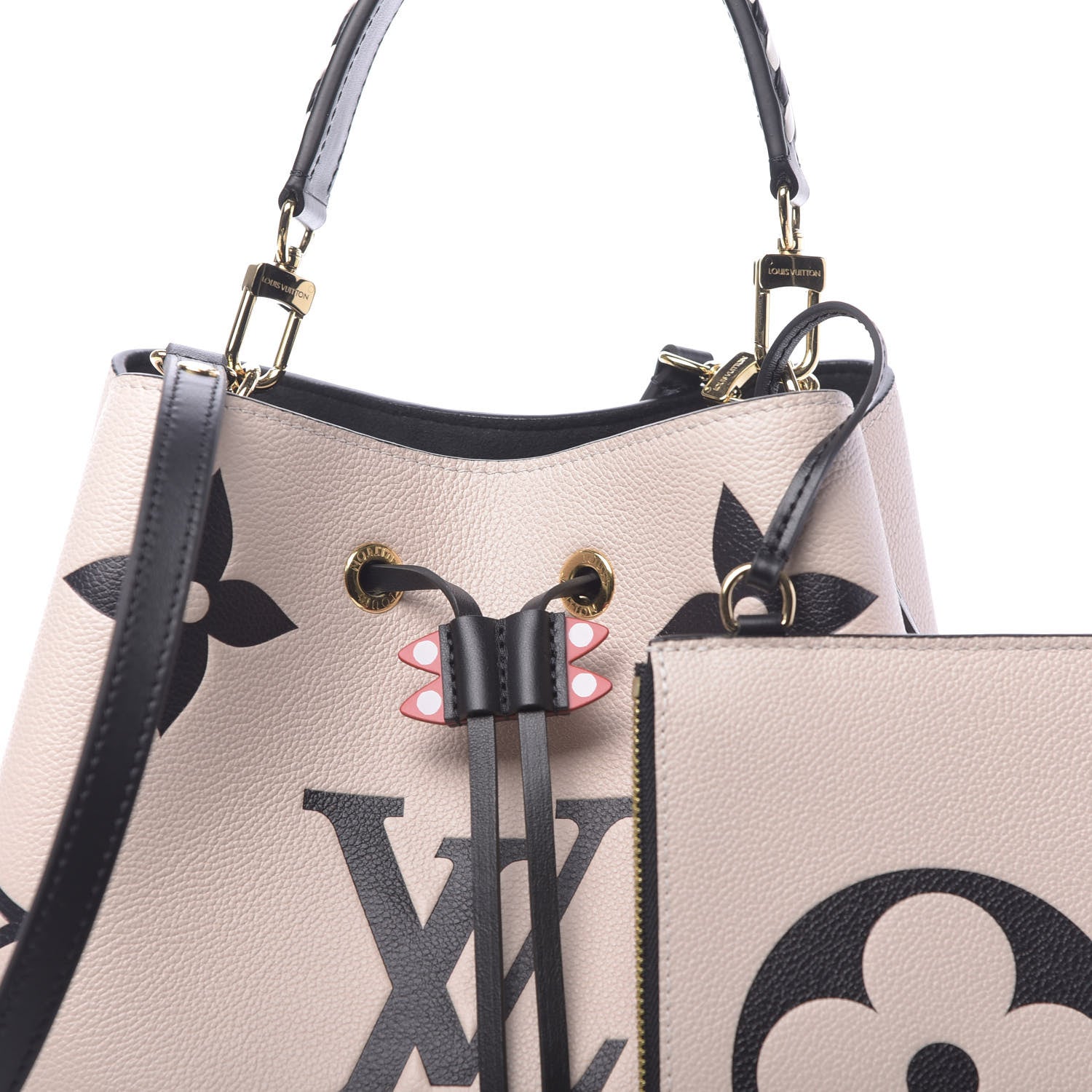 Louis Vuitton Empreinte Monogram Giant Crafty Neonoe MM Creme Black 10 of 10