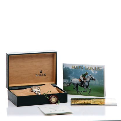 Rolex Stainless Steel 18K Yellow Gold 26mm Oyster Perpetual Datejust Watch White Roman 79173 7 of 7