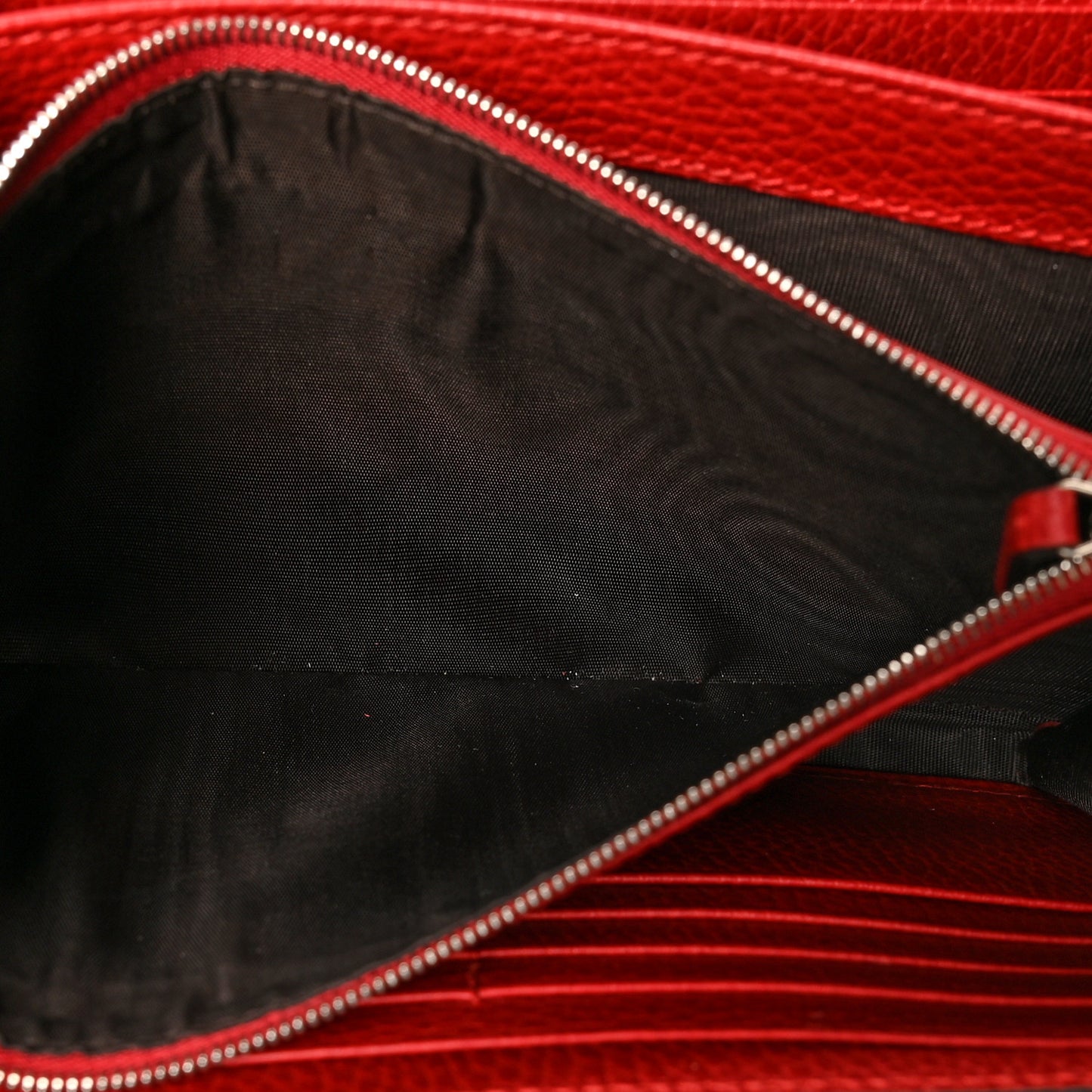 Calfskin Mini Dionysus Chain Wallet Hibiscus Red