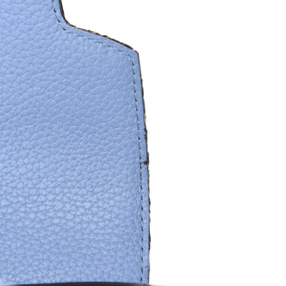 Louis Vuitton Taurillon Capucines MM Bleuet 9 of 21