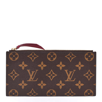 Louis Vuitton Monogram Felicie Chain Wallet Zippered Insert Fuchsia 1 of 6