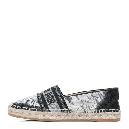 Christian Dior Canvas Tie and Dior Embroidered Granville 15mm Espadrilles 38 Denim 1 of 4