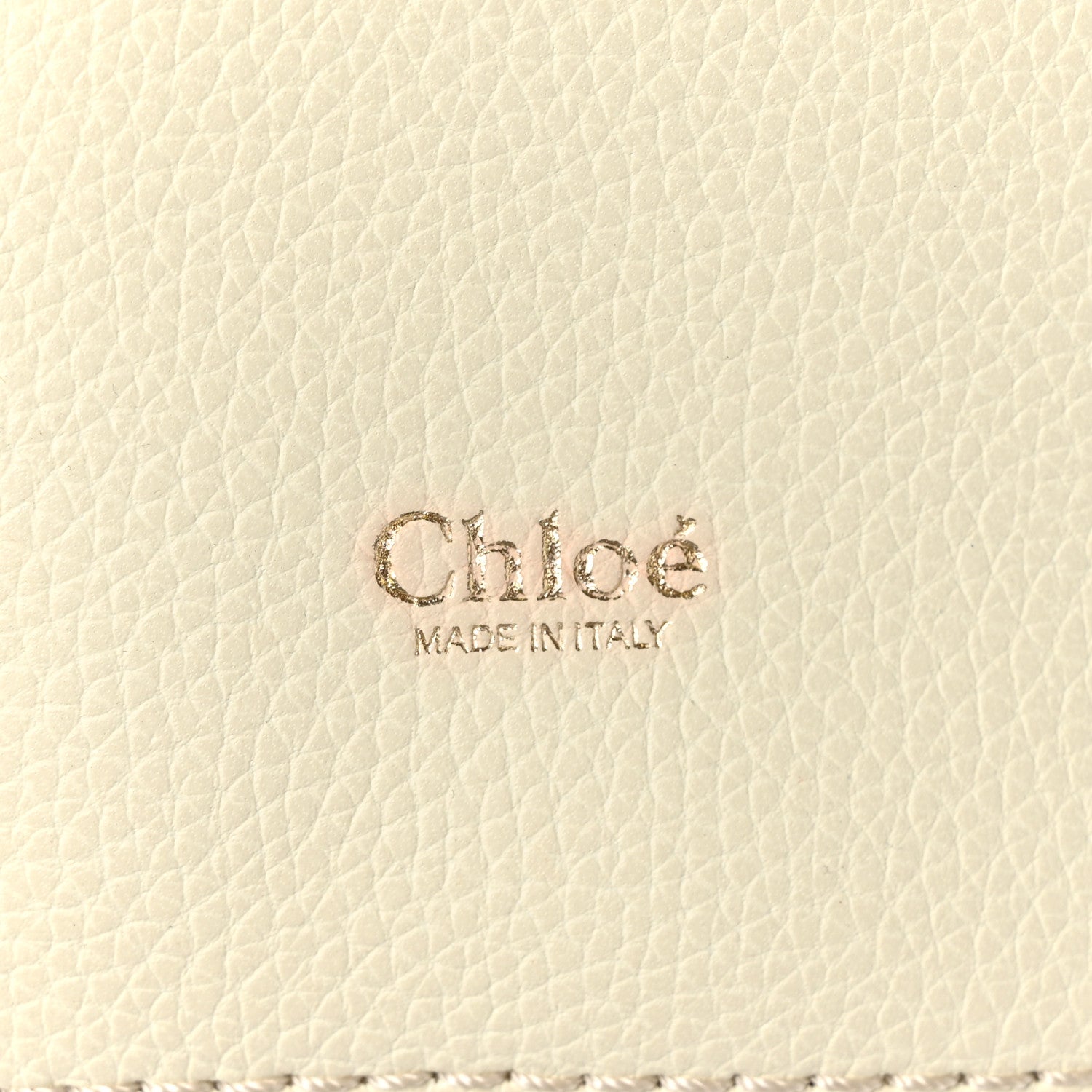 Chloe Smooth Grained Calfskin Small Aby Tote White 6 of 9