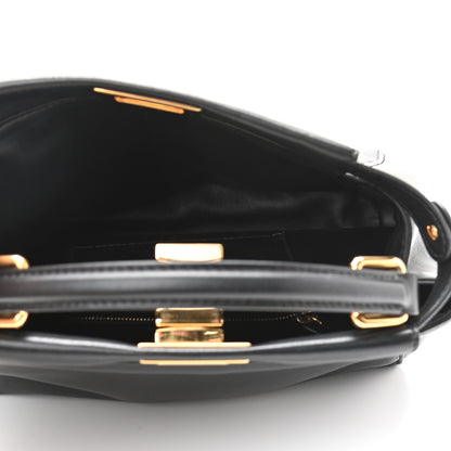 Fendi Nappa Mini Peekaboo Iconic Satchel Black 6 of 11