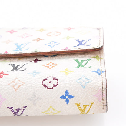 Louis Vuitton Monogram Multicolor Sarah Wallet White 15 of 21