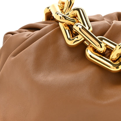 Bottega Veneta Calfskin The Pouch Chain Teak 8 of 12