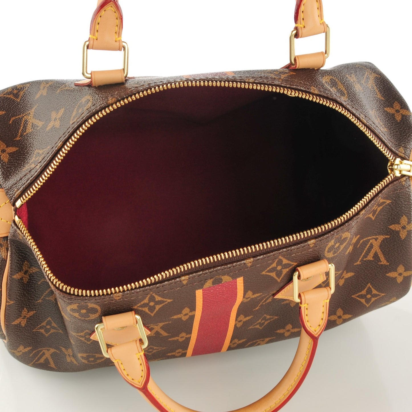 Monogram My LV Heritage Speedy 30 Bordeaux Yellow