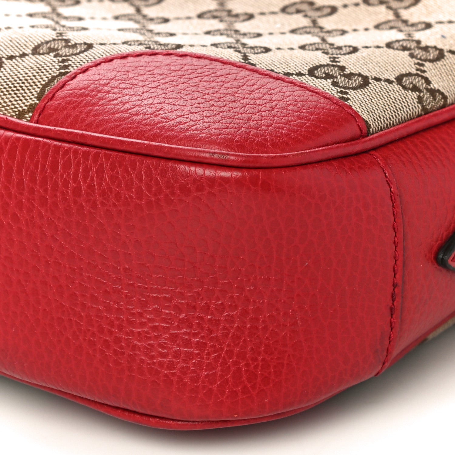 Gucci Monogram Mini Bree Messenger Bag Red 11 of 11