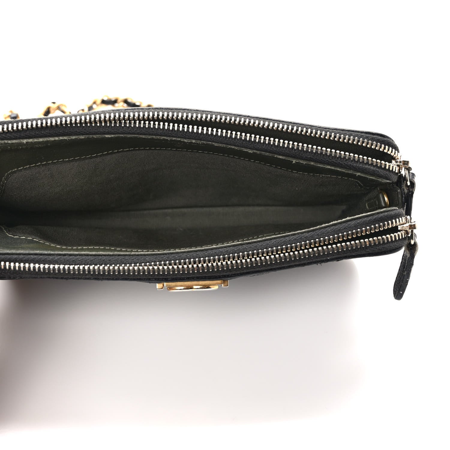 Chanel Caviar Quilted Small Boy Clutch With Chain Black 5 of 13